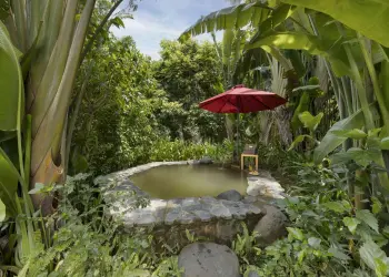 Review chi tiết khu tắm Onsen kiểu Nhật Bản riêng tư và hồ bơi khoáng nóng ngoài trời tại Serena Resort