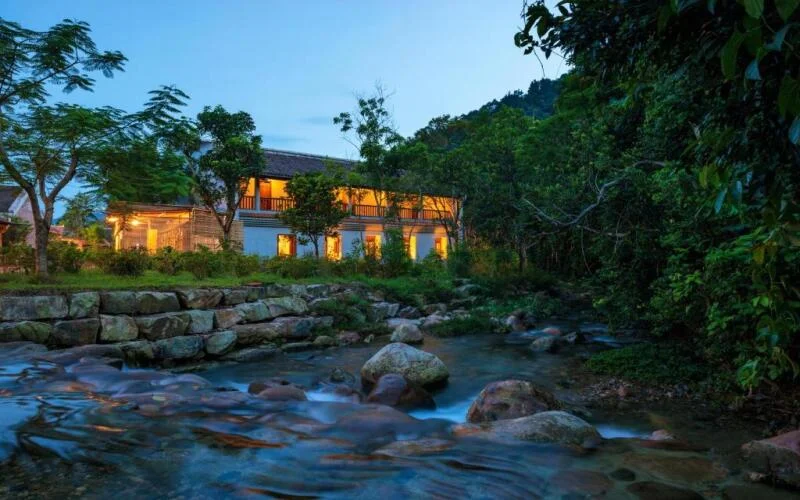 Khung cảnh đầy hữu tình tại Làng nương Yên Tử