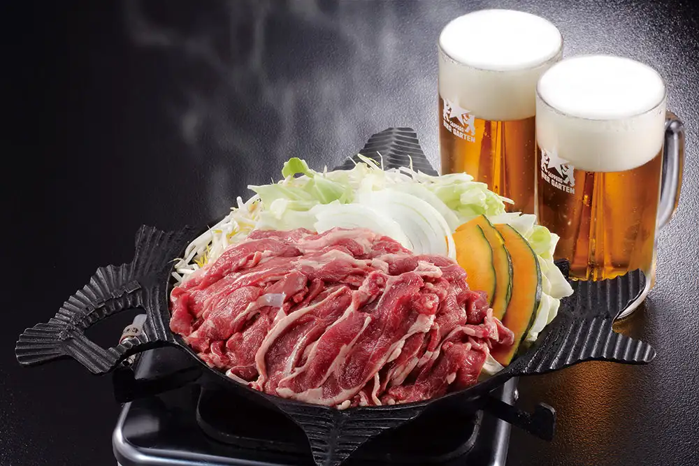 nghe-thuat-ket-hop-am-thuc-thit-cuu-nuong-jingisukan-va-bia-tuoi