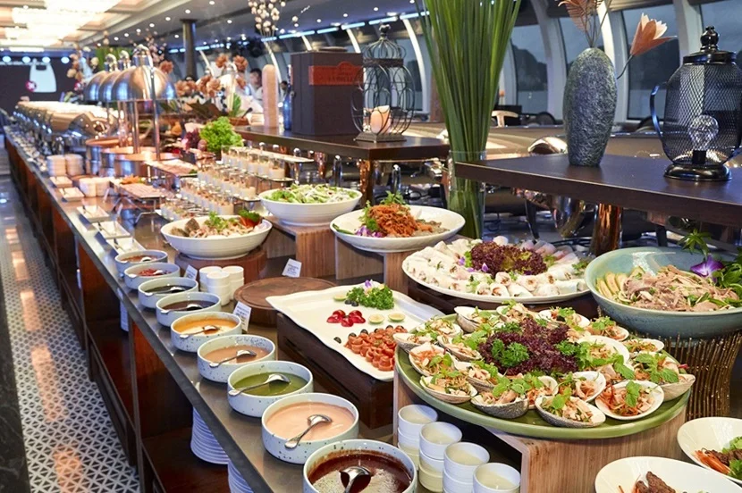 du-thuyen-Paradise-Delight-5-sao-ha-long-mon-an-buffet-ngon-3