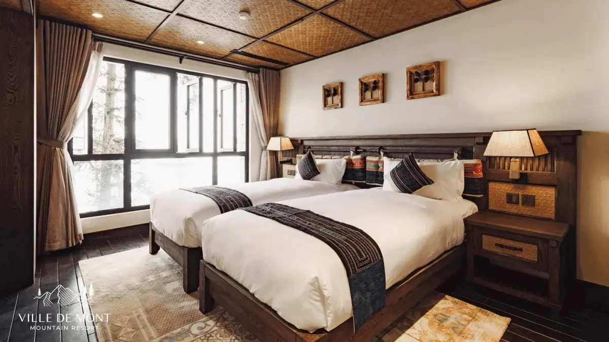 Giải mã kiến trúc độc bản tại Ville De Mont Sapa: Nghỉ dưỡng trong biệt thự đá nguyên khối giữa biển mây 1.555m