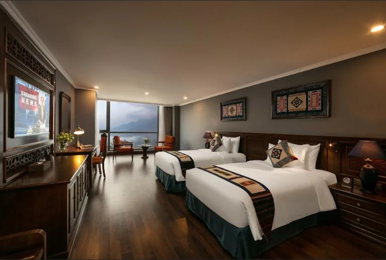 Combo Hà Nội - Sapa tại Pistachio Sapa Hotel: Trải nghiệm bể bơi dát vàng vô cực và phòng bồn tắm view núi