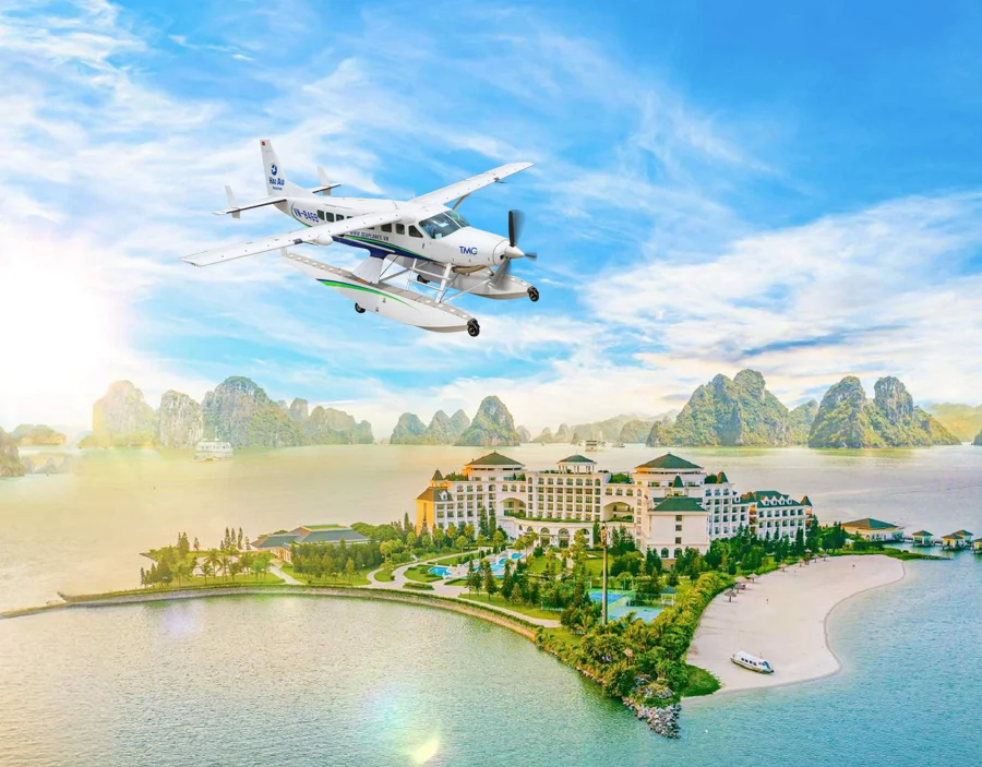 Bay thủy phi cơ ngắm toàn cảnh Vịnh Hạ Long – Trải nghiệm tuyệt vời đang chờ bạn